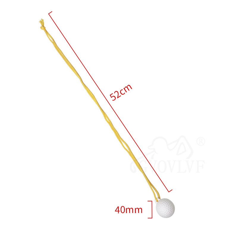 Rope Golf Ball Golf Swing edzéskiegészítők Gyakorló Kötéllabda Szilárd, Kezdő golfozóknak vagy professzionális edzéseknek