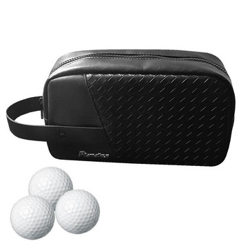 Чанта за топка за мини голф, чанта, чанта, органайзер за голф, тениски, топка, маркер, ръкавица, мобилен телефон, ключове, ценности, жени, мъже, количка, държач за пътуване