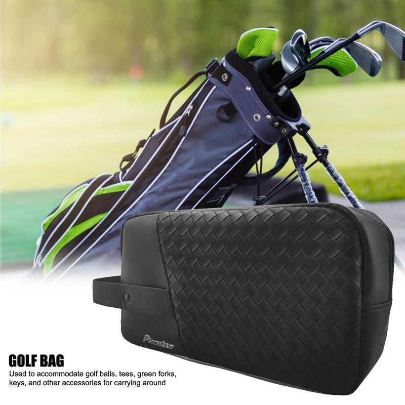 Geantă pentru mini mingi de golf Geanta organizatoare de golf, tricou, marcator de mingi, mănușă, cheie pentru telefon mobil, obiecte de valoare, femei, bărbați, cărucior de călătorie