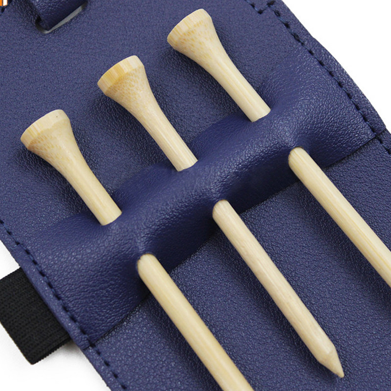 Suport pentru tricouri de golf din piele PU Accesorii de transport Organizator portabil pentru tricouri de golf Suport pentru tricouri pentru cadou Instrumente de golf pentru saci de mingi