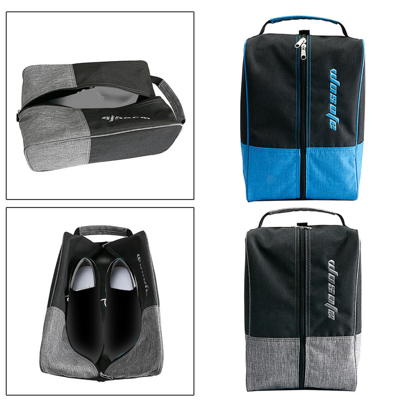 Golfcipőtáska Zipper Tote Outdoor Golf Kiegészítők Szervezőtasak Sportcipőtáska