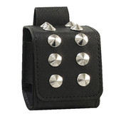 Mini husă pentru mingi de golf din piele PU Husă pentru mingi de golf Nituri Buzunar de depozitare pentru mingi de golf Husă de protecție Accesorii pentru sport de golf