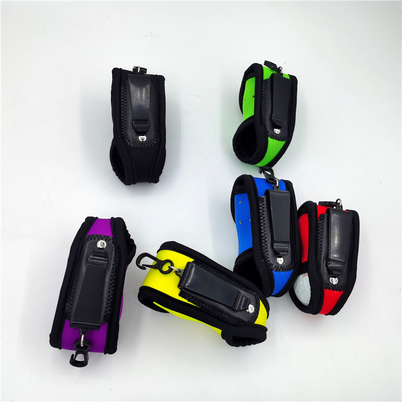 Nailonist väike golfipalli kott pealuu minigolfikotid koos teeauguga väikese taskuga sporditarbed 6 värvi