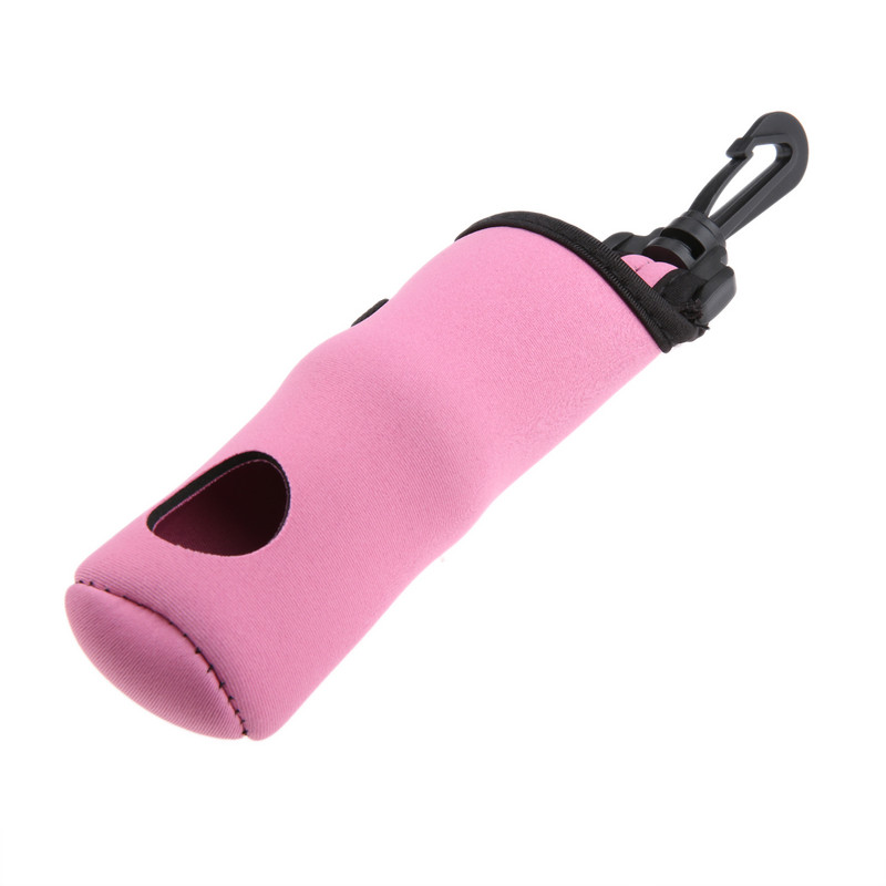 Kaasaskantav väike neopreenist golfipalli kott Golf Tee hoidik, kandekott, koos pöörleva vöörihma klambriga treenimiseks