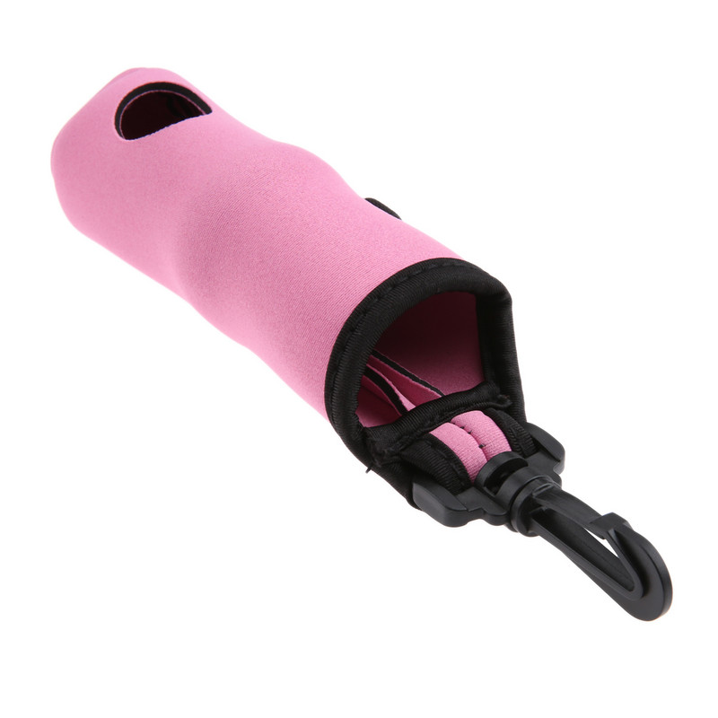 Kaasaskantav väike neopreenist golfipalli kott Golf Tee hoidik, kandekott, koos pöörleva vöörihma klambriga treenimiseks