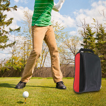 Унисекс джоб за обувки за голф Преносими мрежести обувки за пътуване Чанти за носене с цип Ръчни дишащи ултра леки за спорт на открито