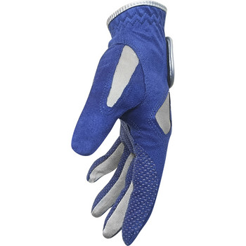 GVOVLVF Мъжки ръкавици за голф Един компютър Чифт 2 цветови опции Подобрена система за захващане Cool Comfort Blue Бял цвят лява дясна ръка НОВО
