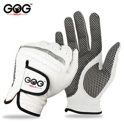 Pack 1 Pcs Golf Gloves Men`s Left/Right Hand Soft Breathable Pure Sheepskin With Anti-slip Granules Golf Gloves Golf Men