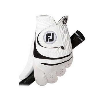 Επαγγελματικά γάντια γκολφ Sheepskin για άντρες Λευκά και μαύρα γάντια παχύρρευσης παλάμης Δώρο για τον παίκτη γκολφ που αναπνέει