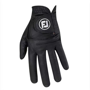 Професионални ръкавици за голф от овча кожа за мъже Бели и черни ръкавици Удебеляване на дланта Подарък за играч на голф Меки дишащи