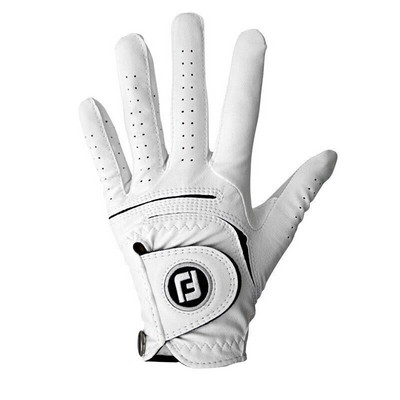 Sheepskin Professional Golf Gloves for Men White and Black Gloves Palm Thickening Gift for Golfer Soft Breathable