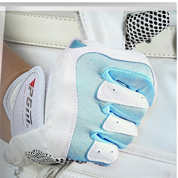 PGM Дамски ръкавици за голф, лява ръка, дясна ръка, спортни висококачествени нанометрови платнени ръкавици за голф, дишаща защита на дланта