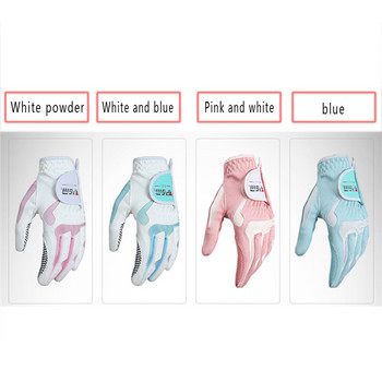 Γυναικεία γάντια γκολφ PGM Αριστερό Δεξί Χέρι Sport Υψηλής ποιότητας υφασμάτινα γάντια γκολφ νανομέτρων Αναπνεύσιμη προστασία παλάμης