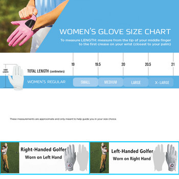 Премиум дамски ръкавици за голф с нов дизайн с щампа за лява ръка и дясна ръка с маркер за топка Rh Lh Weathersof Grip Drop Доставка