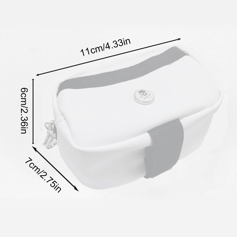 Vandeniui atsparus PU odinis golfo kamuoliukų laikymo krepšys, juosmens laikymo krepšys, juosmens krepšys, skirtas golfo sporto aksesuarams