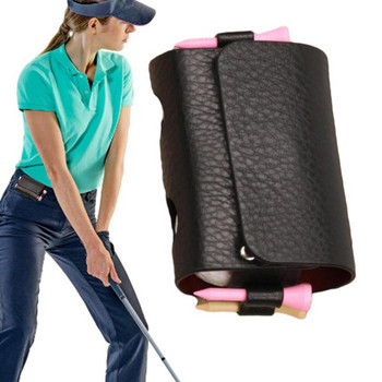 Малка чанта за кръста за топка за голф Външна торбичка Чанти за пътуване Калъф за пътуване Чанта за топка за голф Чанта за съхранение на кръста Чанта за съхранение на кръста PU кожа за голф Спортни дръжки