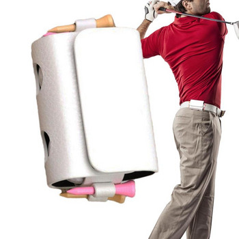 Μπάλα γκολφ Μικρή τσάντα μέσης Τσάντες εξωτερικού χώρου Θήκη ταξιδιού Τσάντα μπάλα γκολφ Τσάντα αποθήκευσης μέσης PU Δερμάτινο για αθλητικά γκολφ θήκες