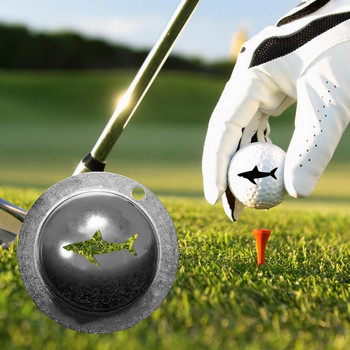 Αστεία μαρκαδόροι μπάλας γκολφ για γυναίκες από ανοξείδωτο χάλυβα Μαρκαδόρος μπάλας γκολφ Εργαλείο σχεδίασης ευθυγράμμισης με στάμπα για ενήλικες