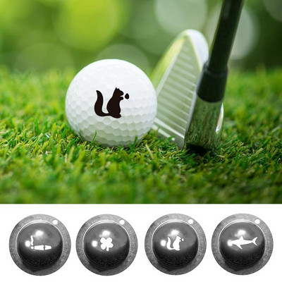 Ball Marker Funny Golf Ball Markers For Women Stainless Steel Golf Ball Marker Stamper Alignment Drawing Tool For Adults