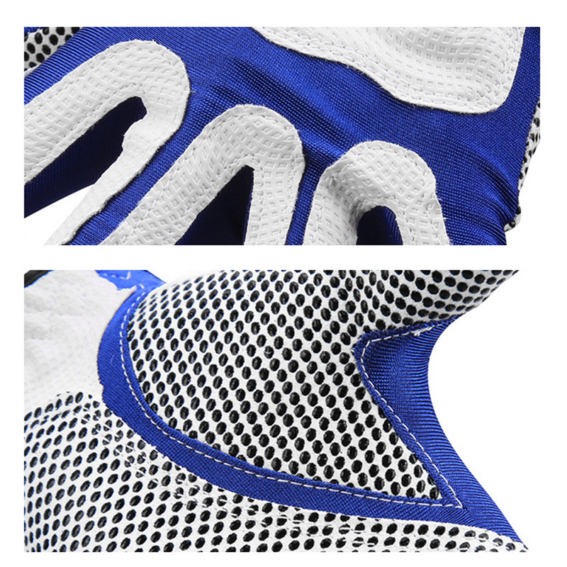 Golfa cimdi vīriešiem 3 krāsu kreisā labā roka elpojošs pretslīdes elastīgs premium PU ādas cimds golfa spēlētājam dāvana balts zils sarkans jauns