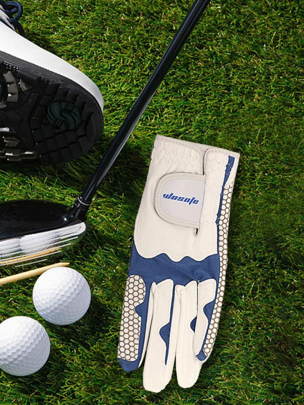 Αριστερό γάντι από ύφασμα Lycra Αναπνεύσιμα γάντια γκολφ Αντιολισθητικά γάντια σιλικόνης για άνδρες ανθεκτικό και άνετο