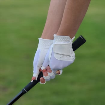 Γυναικεία Γάντια γυμναστικής GOLF Γάντια GOLF που αναπνέουν με ανοιχτό δάχτυλο Γάντια γκολφ φορούν ανθεκτικά στη φθορά Ρυθμιζόμενα προστατευτικά εφέ Αθλητικά αξεσουάρ