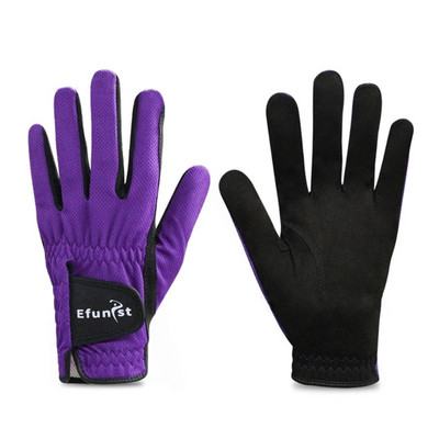 1 бр. Efunist Golf Glove Мъжки лява ръка Дишащи зелени 3D Performance Mesh Неплъзгащи се микрофибърни гъвкави ръкавици за голф Мъжки мъжки