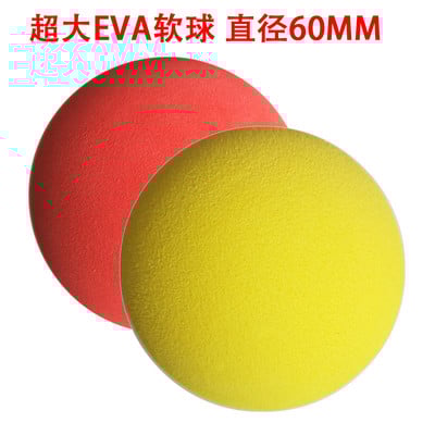 Skersmuo 60mm minkšti lengvi golfo kamuoliukai 4 spalvų žaisliniai kamuoliukai raudona geltona mėlyna žalia EVA putų kempinėlės kamuoliukai Nekenksmingi golfo žaidėjui teniso dovana