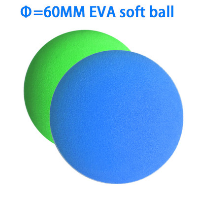 Skersmuo 60mm minkšti lengvi golfo kamuoliukai 4 spalvų žaisliniai kamuoliukai raudona geltona mėlyna žalia EVA putų kempinėlės kamuoliukai Nekenksmingi golfo žaidėjui teniso dovana