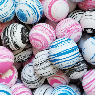 50 vnt./maišelis EVA putplasčio golfo kamuoliukai karšti nauji geltoni raudoni mėlyni vaivorykštės kempinė Patalpų golfo treniruočių kamuolio treniruočių priemonė