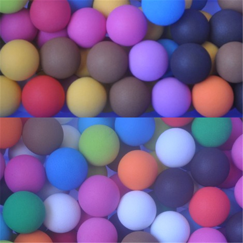 20 vnt 30 mm EVA putplasčio minkštų kempinių kamuoliukų golfo / teniso treniruotės, skirtos vidaus golfo pratyboms vaikams žaislinis kamuolys