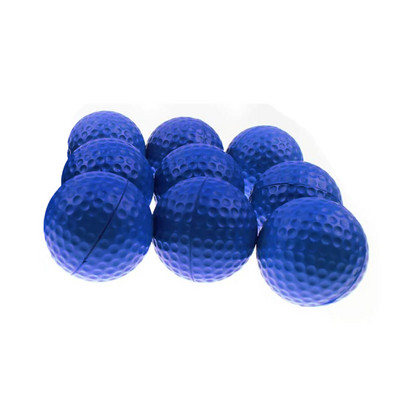 10 db elasztikus szivacs színű PU hab golflabda beltéri gyakorláshoz
