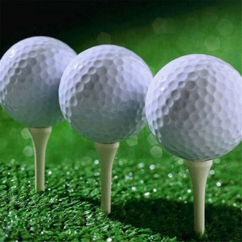 Висококачествена бяла издръжлива тренировъчна топка Спортен инструмент Въздушна топка Топка за голф Мека текстура