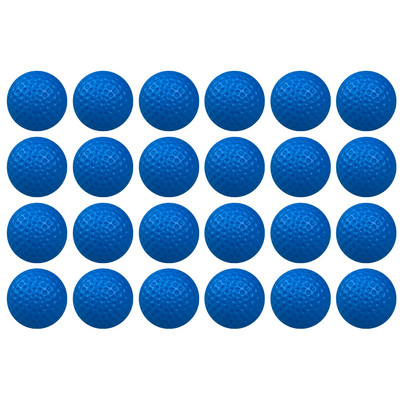 24 tk 41 mm plastikust õõnsad sisetreeningu golfipallid