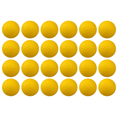 24 tk 41 mm plastikust õõnsad sisetreeningu golfipallid