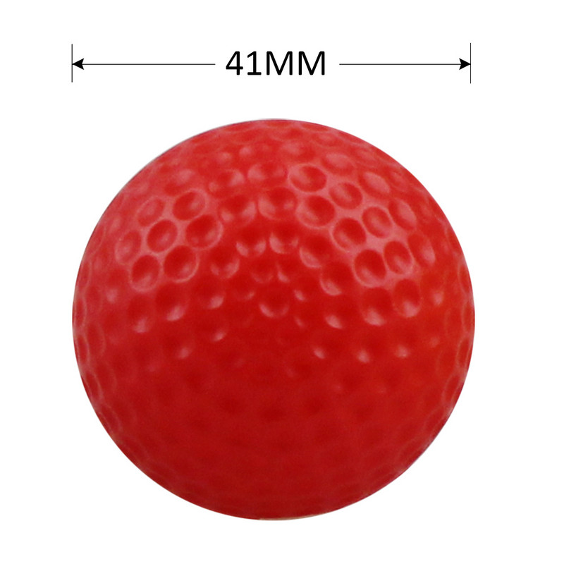24 tk 41 mm plastikust õõnsad sisetreeningu golfipallid