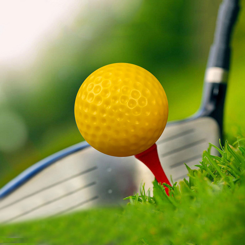 24 tk 41 mm plastikust õõnsad sisetreeningu golfipallid