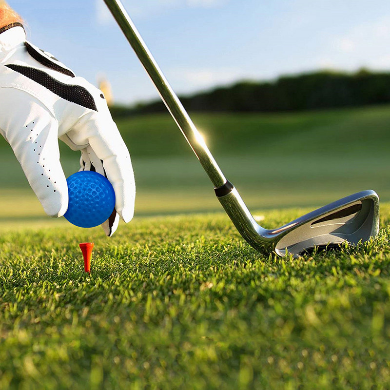 24 tk 41 mm plastikust õõnsad sisetreeningu golfipallid