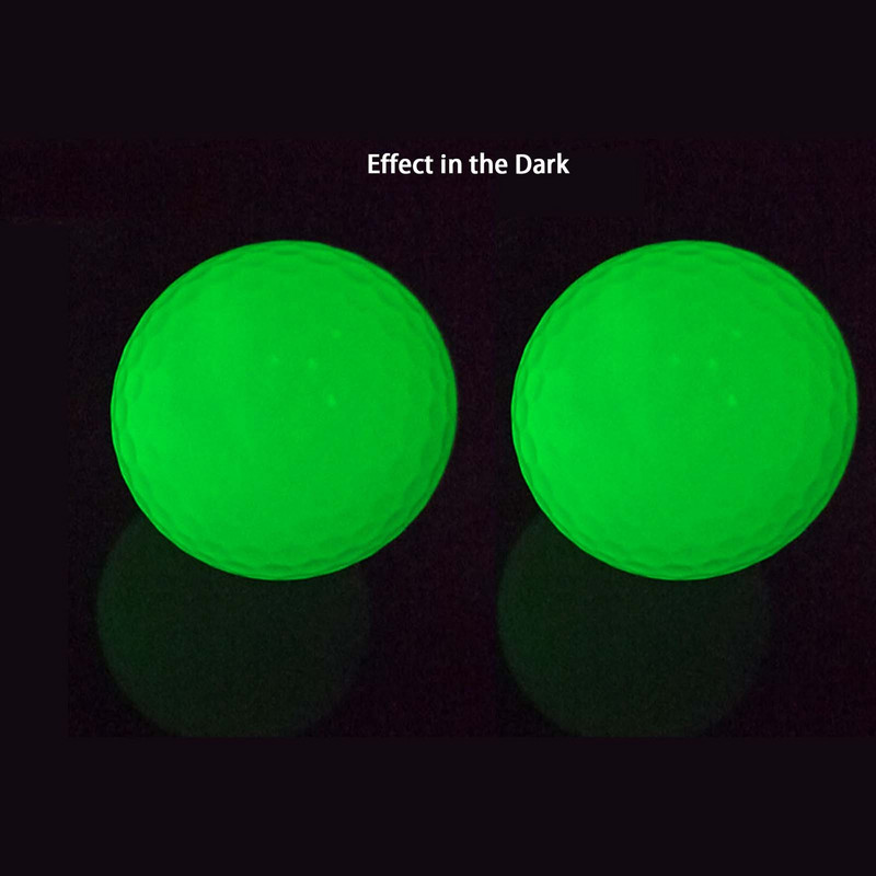 Светещи голф топки Забавни голф топки за мъже Светещи в тъмното голф топки Светещи светещи голф топки за нощен спорт Светещ голф