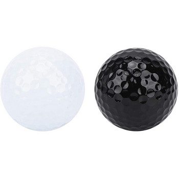 1 τμχ 42 χιλιοστά πρακτική μπάλα μαύρο λευκό δώρο για παίκτες γκολφ Αξεσουάρ γκολφ Διαφημίσεις Standad Ball Χονδρική για εσωτερικούς χώρους εξωτερικού χώρου
