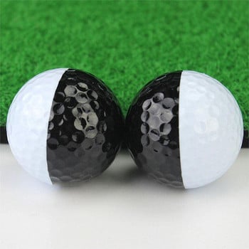 1 τμχ 42 χιλιοστά πρακτική μπάλα μαύρο λευκό δώρο για παίκτες γκολφ Αξεσουάρ γκολφ Διαφημίσεις Standad Ball Χονδρική για εσωτερικούς χώρους εξωτερικού χώρου