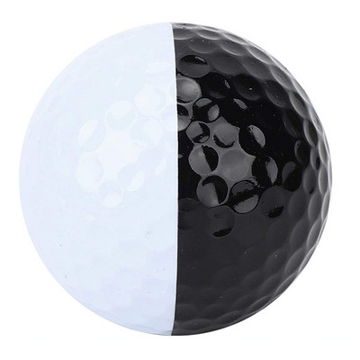 1 tk 42 mm harjutuspall must valge kingitus golfimängijatele Golfitarvikud Reklaamid Standad Pallide hulgimüük siseruumides ja välitingimustes