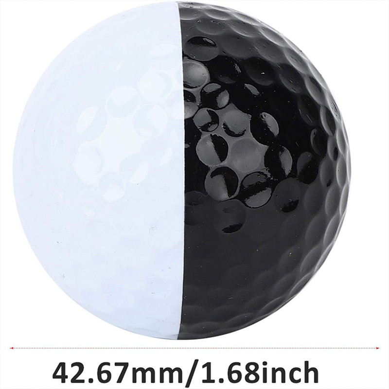 1buc 42mm minge de antrenament cadou alb negru pentru jucători de golf Accesorii de golf Reclame minge standad cu ridicata pentru interior exterior