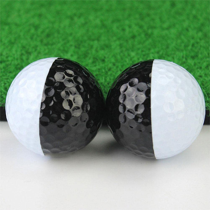 1buc 42mm minge de antrenament cadou alb negru pentru jucători de golf Accesorii de golf Reclame minge standad cu ridicata pentru interior exterior