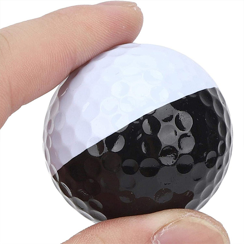 1buc 42mm minge de antrenament cadou alb negru pentru jucători de golf Accesorii de golf Reclame minge standad cu ridicata pentru interior exterior