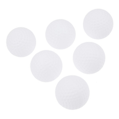 10 vnt Vidaus lauko sporto golfo treniruočių kamuoliai Spalvingi 41 mm plastikiniai treniruočių pagalbiniai golfo kamuoliukai balti/raudoni/geltoni/mėlyni/oranžiniai