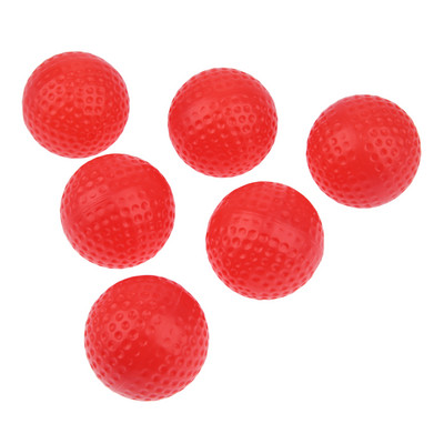 10 vnt Vidaus lauko sporto golfo treniruočių kamuoliai Spalvingi 41 mm plastikiniai treniruočių pagalbiniai golfo kamuoliukai balti/raudoni/geltoni/mėlyni/oranžiniai