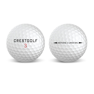 Three Layer Urethane Golf Balls Distance For Competition