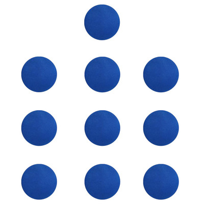 10 vnt / partijoje EVA putplasčio golfo kamuoliukai Minkšti kempinės kamuoliukai, skirti lauko golfo sūpynės treniruotėms golfo / teniso treniruotėms, 9 spalvos