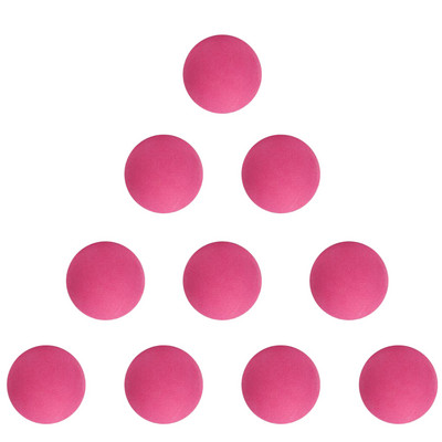 10 vnt / partijoje EVA putplasčio golfo kamuoliukai Minkšti kempinės kamuoliukai, skirti lauko golfo sūpynės treniruotėms golfo / teniso treniruotėms, 9 spalvos